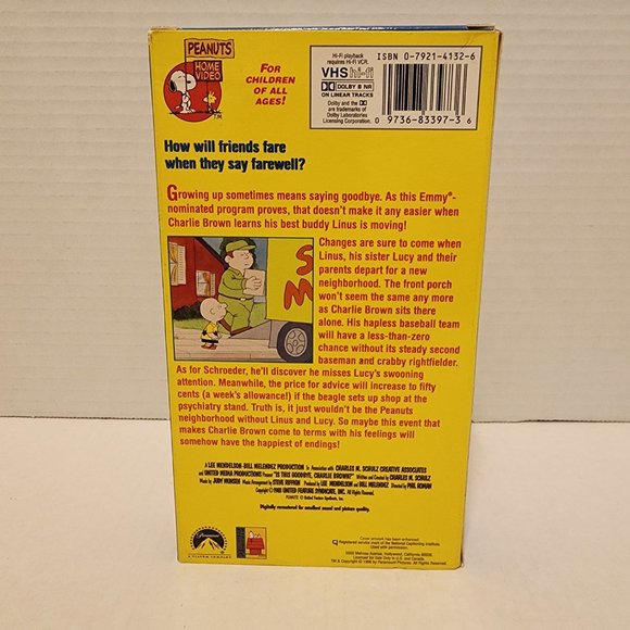 Is This Goodbye, Charlie Brown? RARE 1996 Screening VHS Cassette Tape - Picture 2 of 12